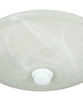 Boswell Decorative Bathroom Ventilation Fan With Light Ultra Quiet 70 CFM Swirled Marble Glass Includes 3 Interchangeable Finials