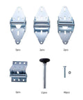 Garage Door Hinge And Roller Tune Up Kit For 8x7 Doors Built To Last Steel Hinges With Zinc Finish Nylon Rollers For Quiet Operation
