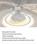 Remote Control Ceiling Fan With Dimmable Light Three Color Modes Three Speed Adjustments Plus Full 360 Degree Spin For Bedroom And Living Room Slick Airflow Homebody Approved, showing sleek PC fan blades and light design.