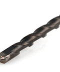 Close-up of a 3/16 in SDS Plus hammer drill bit with twisted flutes