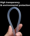 Metaland silicone tubing, 1/4 in ID x 3/8 in OD, 10 ft, translucent blue, food-grade, high-temp for home brewing.
