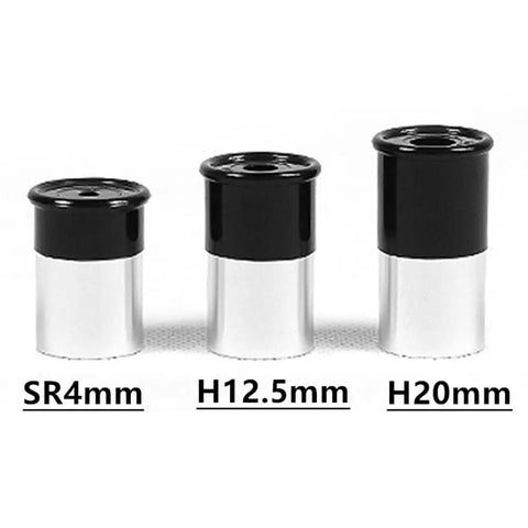 Universal 3 Piece 0.965 Inch 24.5mm Telescope Eyepiece Set With H20mm H12.5mm SR4mm Multi Coated For Astro Photography Accessories