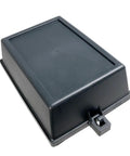 Tough As Nails Outdoor Cable Organizer Box With Secure Snap Lid And Slick Gray Finish, 10.5x6.6x3.6 inch durable plastic for wire management.