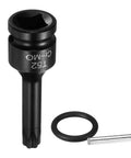 Torx Bit Socket T52 Six Point One Half Inch Drive For Impact Tools Chromoly Steel Heat Treated Includes Cotter Pin And O Ring