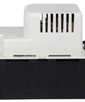 Little Giant VCMA-15UL condensate pump, white motor housing on black reservoir, 6 ft cord.