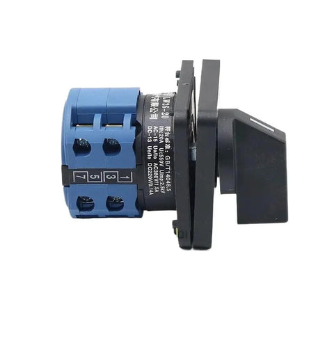 Beefy Universal Reversing Switch With Two Or Three Gears And Two Joints On Off Change Over Cutoff Switch 32A 63A 125A For Machinery And Equipment Industrial Grade Durable Construction For Heavy Duty Use, blue-black industrial toggle