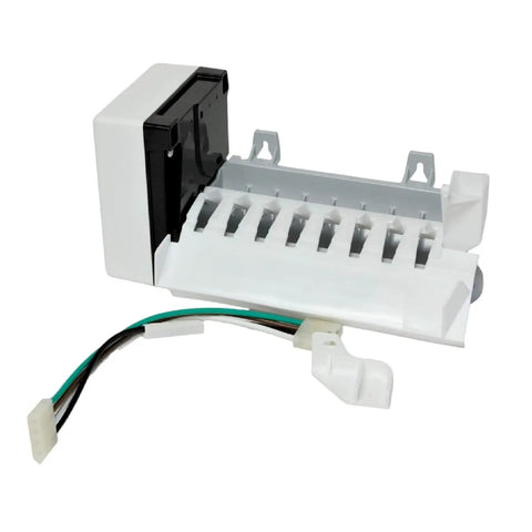 Ice Maker Replacement For Whirlpool Refrigerators W10884390 Quick Install Replaces AP6030643 W10469286 WPW10469286 angle view