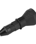Rivet Nut Gun Adapter Kit With Manual Handle For Drill Assisted Pulling And Screwing Applications, Heavy Duty Metal And Plastic Riveting Insert Nut Tool For Power Projects, Black