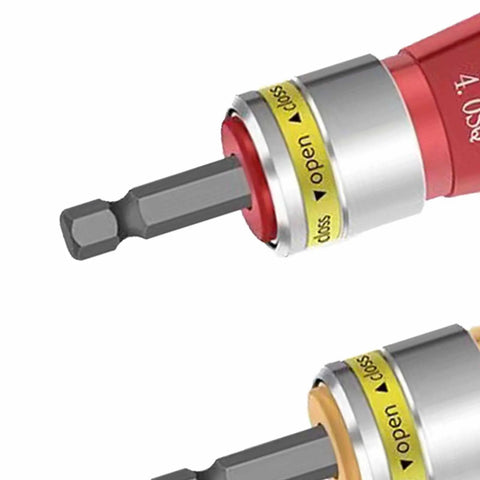 Rugged Aluminum Alloy Electric Wire Stripper And Twist Splicer Fits Standard Power Drills For Small To Medium Gauge Wires No Brainer Install Sweet Results Every Time with hex bit attachment.