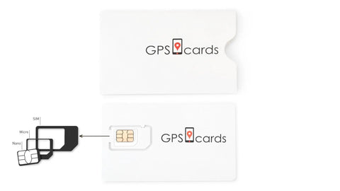 Prepaid Gps Tracking Sim Card Realtime Asset Monitoring Mobile App Ready; SIM card with multiple sizes for versatile use.