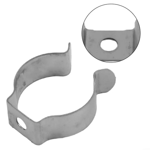 Spring Terry Clips Tool Hangers For Garage Shed And Patio To Tidy Up Brooms Rakes And Tools With Heavy Duty Manganese Steel U Clips For Long Lasting Storage And Quick Access 10 Pack 25mm, close-up