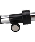Side view of Top Notch Manual Focus Mount With Slick Slanting Teeth Gears For Ultra Smooth Rack And Pinion Focusing, ABS plastic body.