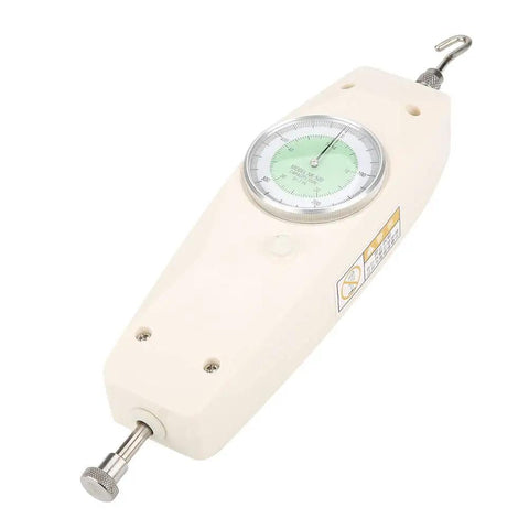 Dynamometer Force Meter With 500N Capacity Push Pull Tester And Dial Gauge For Shop Floor Industrial Labs And Workshop Quality Control With Precise Tension And Load Readings, cream handheld