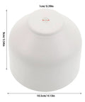 White Iron Lampshade Spare Part For Candle Warmer With 10mm Hole Diameter, Scratch Resistant Surface, Minimalist Farmhouse Design, Perfect For Everyday Home Use And Nightstand Setup. White iron shade, 10.5cm wide, 9cm high