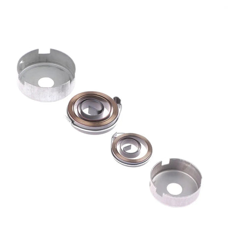 Upgrade Your Shop Setup With This Heavy-Duty Bench Drill Press Spring components including steel return spring and casing.
