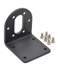 Rock Solid 37mm Gear Motor Mounting Bracket With Vibration Resistant Aluminum Frame for Automation Systems, screws included