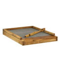 Beeswax Dipped Langstroth Beehive Parts Kit For 10 Frame Hives With Screened Bottom Board