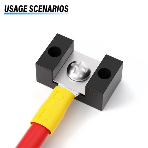 300 Piece Yellow 12-10 AWG Insulated Fork Spade U-Type Wire Connectors Crimp Terminals Kit for fast electrical repairs usage