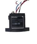 Top Shelf 1500V 500A Contactor Relay For Electric Vehicle Battery Packs Featuring Dang Tough Construction And Killer Three Phase Amp Capacity For Lithium Ion Drivetrains, visible black relay with colored wires.