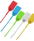 50 Self Locking Cable Ties With White Label Boards For Straight Up Cord Management No Sweat Wire Organizer Bundle Wrap Top Shelf Heavy Duty Nylon Fastener Alternative in assorted colors.