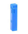 Blue plastic storage case for uxcell 1/8 inch HSS-AL spiral drill bit with 1/4 inch shank