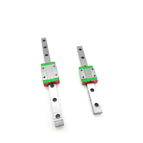 Top Notch 15mm MGN15 Linear Guide Rail Kit With High Precision And Rock Solid Motion For Smooth 3D Printer Builds And DIY CNC Projects Including Carriage Blocks. Two MGN15 rail blocks on steel guide rails