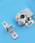 8 Piece Steel Roller Catch Cabinet Door Latches Hardware For Closet Cupboard Doors Silver Low Profile Catch with Smooth Operation