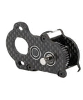 Ultra Light Portal Transmission With 48P Gears And Sleek Carbon Fiber Tiny Gearbox featuring the rear view and gear assembly details.