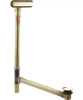 One And One Half Inch Slotted Overflow Brass Bathtub Drain, High-Flow Replacement Fixture For Quick Water Exit, brass construction