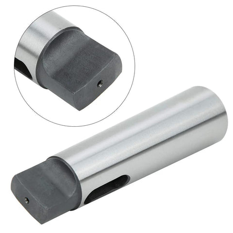 ANKROYU MT5-to-MT4 taper reducing drill sleeve, high-speed steel, silver cylindrical adapter