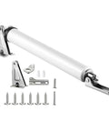 Heavy Duty Door Closer With 35KG Capacity Adjustable Positioning Stop Aluminum Alloy Spring Soft Close Tool with mounting hardware