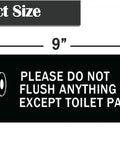 Straight Up Reliable Self Adhesive Storage Sign For Business Operations Easy Peasy Peel And Stick Industrial Warning Decal High Visibility Markers For Indoor Outdoor Supply Sorting 3 By 9 Inches with toilet paper graphic.