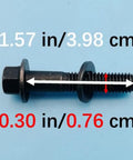 Heavy Gauge Generator Alternator Adjuster Kit With No Sweat Nut Bolt Swap For Kia And Hyundai Rides bolt dimensions 1.57 in length
