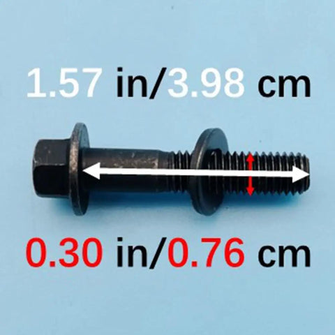 Heavy Gauge Generator Alternator Adjuster Kit With No Sweat Nut Bolt Swap For Kia And Hyundai Rides bolt dimensions 1.57 in length