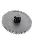 Pro Grade Replacement Planer Gear For PC305TP And 1343910 Power Tools round steel gear close-up for woodworking applications.
