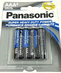 Heavy Duty Triple A Batteries Four Piece Pack Rock Solid Carbon Zinc Chemistry Long Lasting Real Deal Reliability Straight Up Dependable 1.5 Volt Power For Home Gadgets And Toys in packaging.