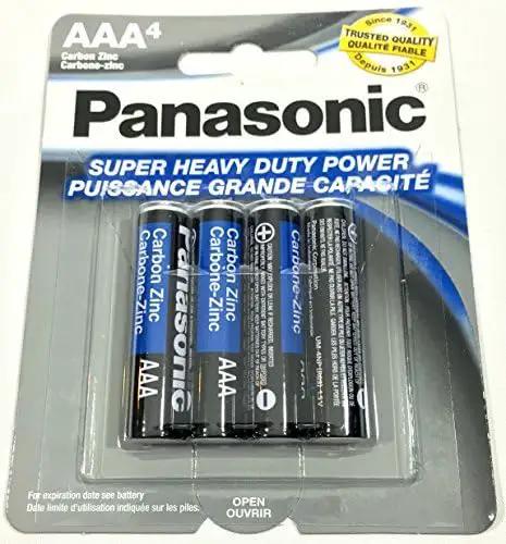 Heavy Duty Triple A Batteries Four Piece Pack Rock Solid Carbon Zinc Chemistry Long Lasting Real Deal Reliability Straight Up Dependable 1.5 Volt Power For Home Gadgets And Toys in packaging.