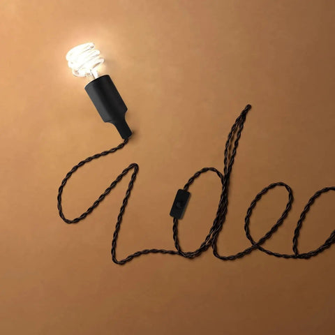 Plug In Hanging Light Kit Dope Retro Industrial Pendant Lights With E26 E27 Fits 9.8 Foot Cord On Off Switch Close-Up