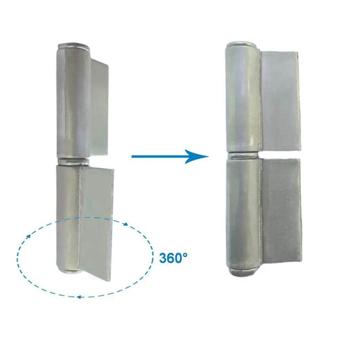 10 Pack Weldable Lift-Off Hinges 3-1/8 In By 1 In Flag Hinge Detachable Door Hinges Built Tough Heavy Duty Steel Weld On For Trailer Ramp Gate Door