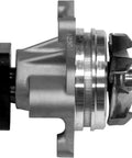 Heavy Duty Engine Water Pump Direct Bolt On Swap For Ford Transit Connect And Fusion Compatible 2014 To 2018 side view showing durable metal design.