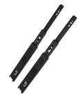 Tough As Nails Heavy Duty 10 Inch Full Extension Drawer Slides For Kitchen Cabinets And Dressers, 100 Lb Load Capacity, Cold Rolled Steel, Smooth Quiet Operation, 1 Pair black drawer slides