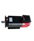 Top Shelf 2 Point 2 Kilowatt Ac Servo Spindle Motor For Cnc Routers And 3D Printers side view with metal casing and attached connector.