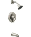 Pro Grade Commercial M-Dura Posi-Temp Tub and Shower Trim Kit with 1.5 Gpm Water Sense Certified Showerhead, Brushed Nickel Finish