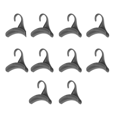 10 Pack Hanging Purse Hanger Hooks For Handbags Backpacks And Scarves Plastic Closet Organizer Clips That Grip Bags