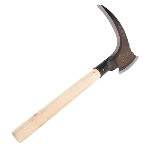 Do-It-All Manganese Sickle Garden Tool With Detachable Handle For Easy Weeding And Harvesting, Rugged And Durable Weeder For Yard And Farm