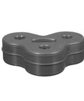 High Performance 11mm Triple Hole Muffler Exhaust Hanger Rubber Bushing Mount Bracket For Land Rover Xf And Xj Models Fits 2008 To 2018 Black Replacement Kit top view