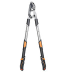Extendable Anvil Loppers For Garden Pruning, Heavy Duty Tree Trimmer With 27 To 37 Inch Adjustable Aluminum Handle, 2 Inch Cutting Capacity