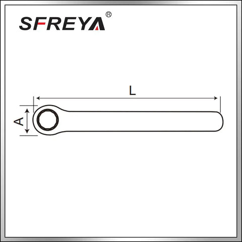 Straight Shooter VDE 1000V Insulated Ratchet Wrench Kit 10 To 19mm Metric Sizes Crafted From Tough 50CRV Steel dimensions diagram.