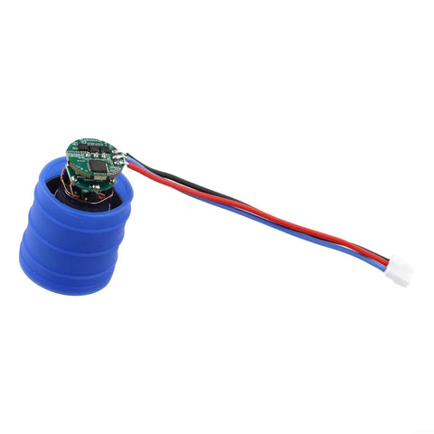 Super Turbo Fan 7.4V Brushless Motor Hits 80K RPM For Rapid Electronic Cooling Ultimate High Pressure Airflow For Custom PC, Automotive Systems, And Heavy Duty Industrial Gear Metal Blue Build with wires.