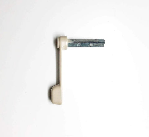 Sliding Patio Door Latch Lever For Milgard Almond Thumb Turn Replacement, C1275 P Compatible, Almond Aluminum Finish